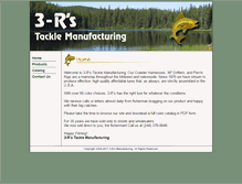 Tablet Screenshot of 3rstackle.com